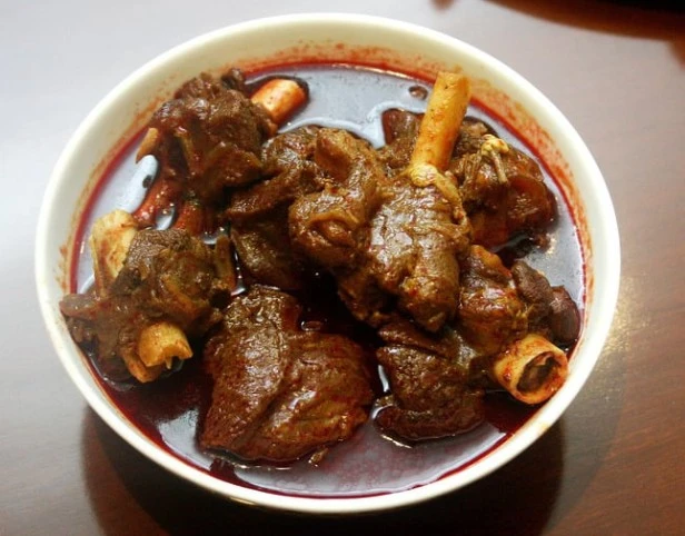 Delicious Lamb Vindaloo at Desi Adda Bar And Grill in Edmonton, AB